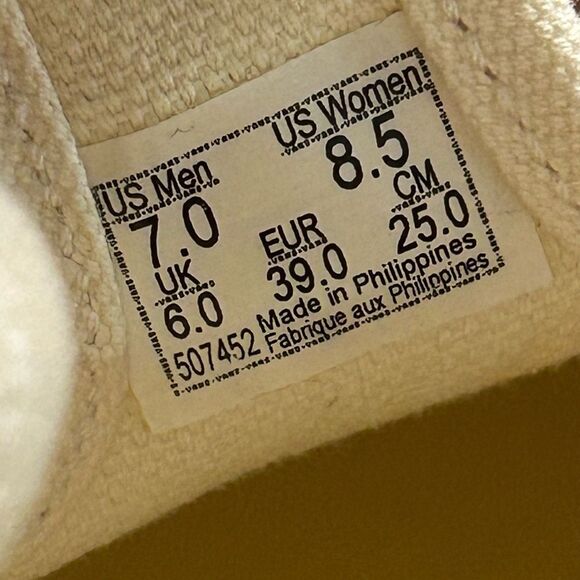 VANS off the wall Mary Jane cream beige shoes sneakers women’s 8.5 new - Picture 3 of 7